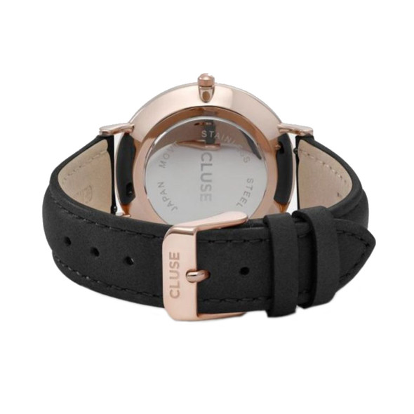 Cluse La Bohme Women's Quartz Black Leather Watch CL18001