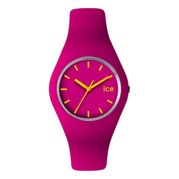 Ice-Watch Ice-Slim Unisex Quartz Pink Silicone Watch CH.U.S.12