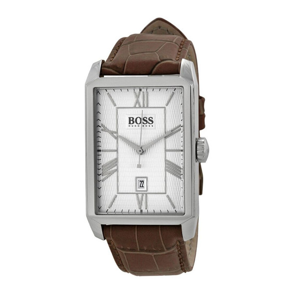 Hugo Boss Classico Men's Quartz Brown Leather Watch 1512967