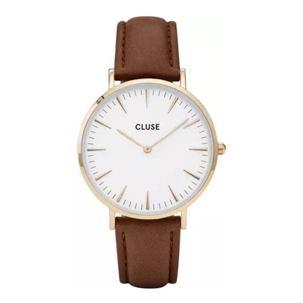 Cluse La Bohme Women's Quartz Brown Leather Watch CL18408