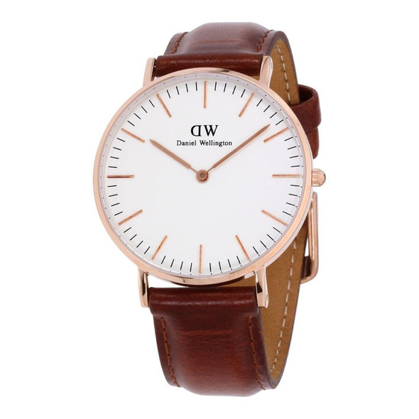 Daniel Wellington Classic St. Mawes Women's Quartz Brown Leather Watch 0507DW