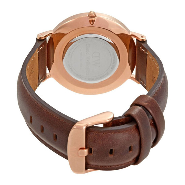 Daniel Wellington Classic Glasgow Women's Quartz Brown Leather Watch DW00100039