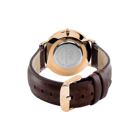 Daniel Wellington Classic Bristol Women's Quartz Brown Leather Watch DW00100137