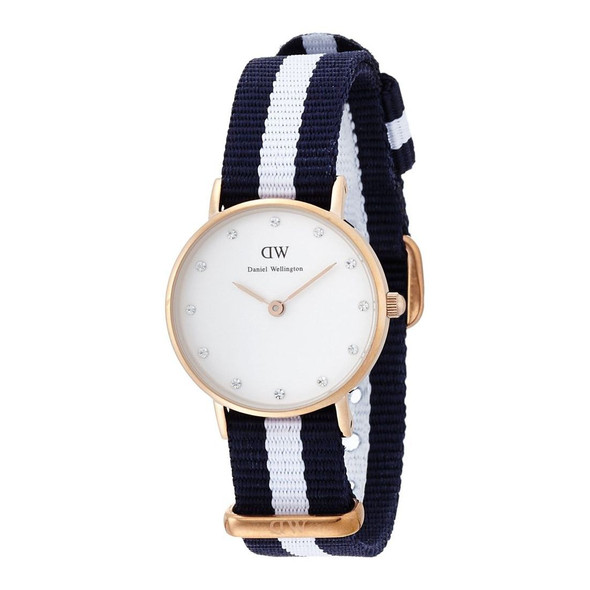 Daniel Wellington Classy Glasgow Women's Quartz Two-Tone Nylon Watch 0908DW