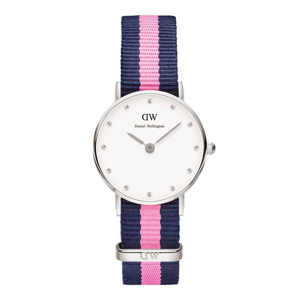 Daniel Wellington Classy Winchester Women's Quartz Two-Tone Nylon Watch 0926DW