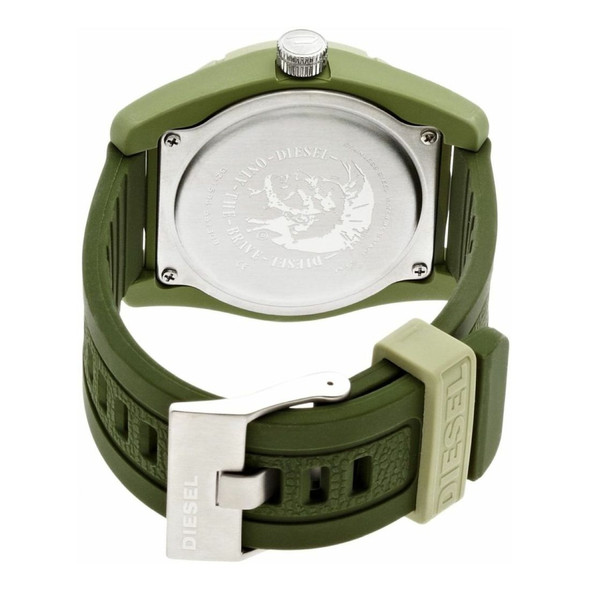 Diesel Company Series Unisex Quartz Green Silicone Watch DZ1594