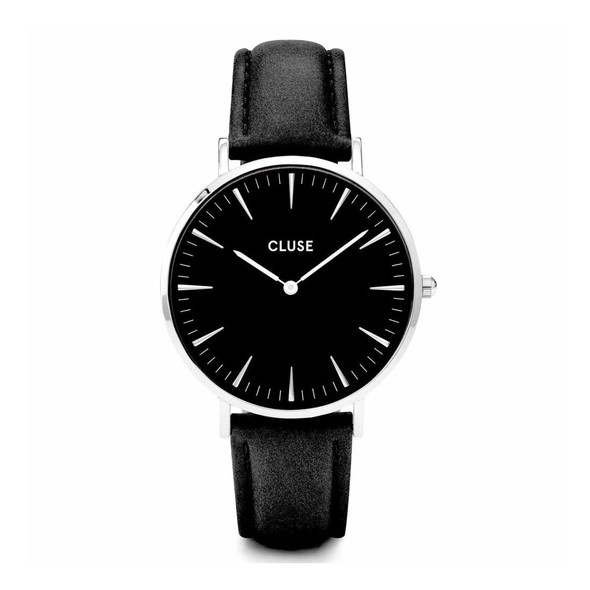 Cluse La Bohme Women's Quartz Black Leather Watch CL18201