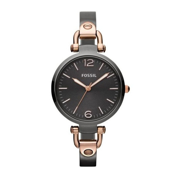 Fossil Georgia Women's Quartz Grey Stainless Steel Watch ES3111