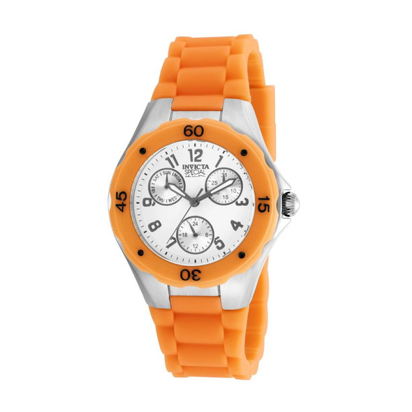 Invicta Angel Women's Quartz Orange Silicone Watch 18792