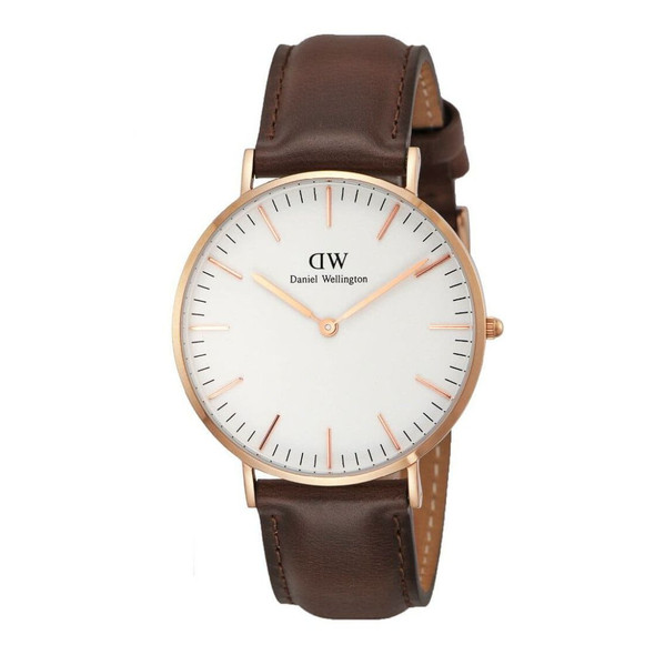 Daniel Wellington Classic Bristol Men's Quartz Brown Leather Watch DW00100009