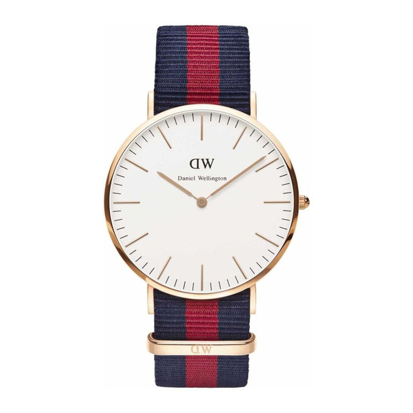 Daniel Wellington Classic Oxford Men's Quartz Two-Tone Nylon Watch 0101DW