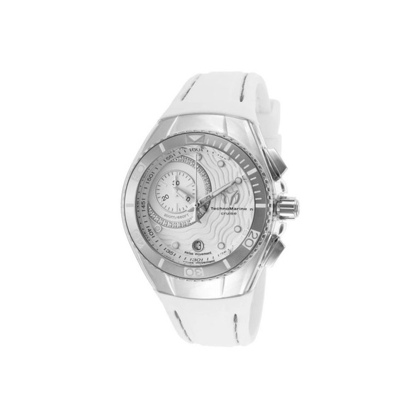 TechnoMarine Cruise One Men's Quartz White Silicone Watch 114032