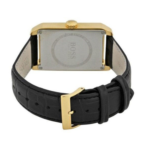 Hugo Boss Classico Men's Quartz Black Leather Watch 1512966