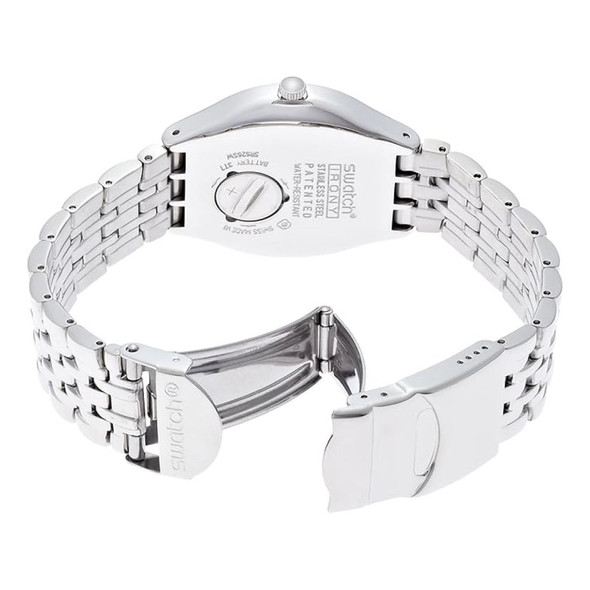 Swatch Irony Big Collection Unisex Quartz Silver Stainless Steel Watch YGS772G