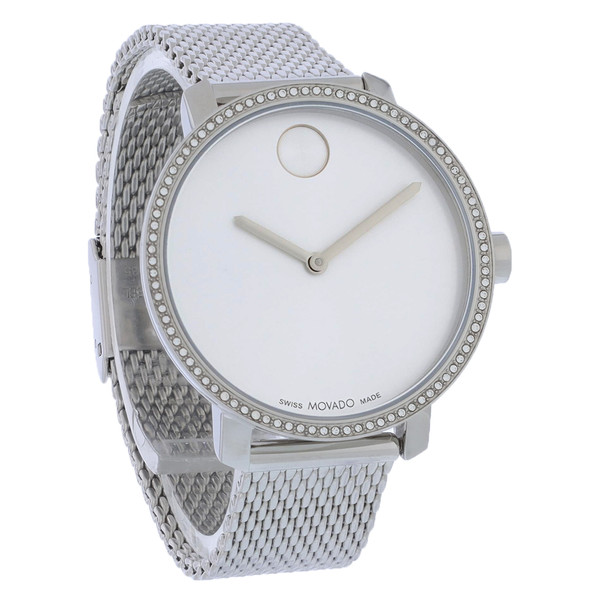 Movado Bold Shimmer Women's Crystal Stainless Steel Quartz Watch 3600840
