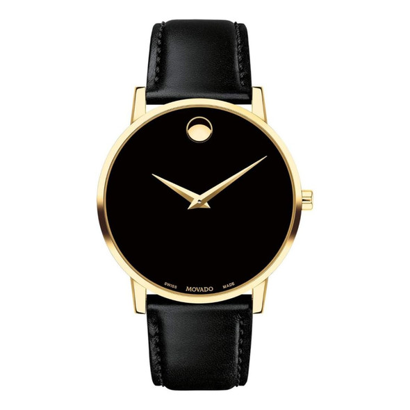 Movado Museum Classic Men's Black Dial Quartz Watch 607271