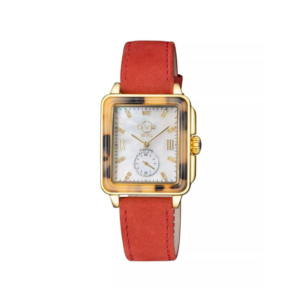 Gevril Bari Tortoise Women's Mother of Pearl Dial Quartz Watch 9246.1
