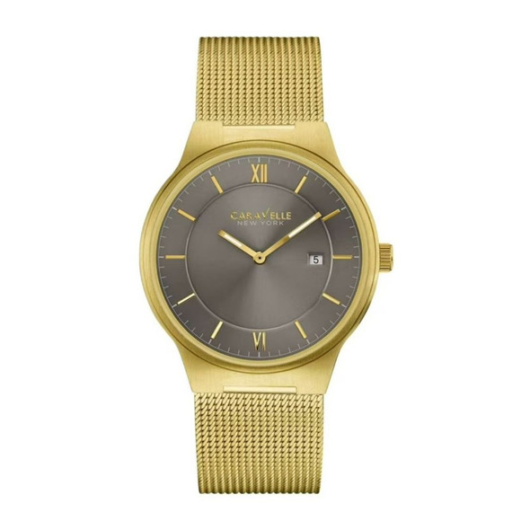 Bulova Caravelle New York Men's Grey Dial Quartz Watch 44B110