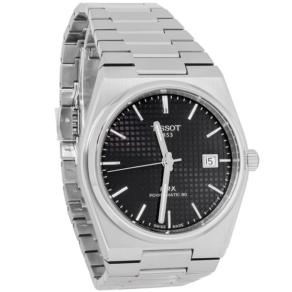 Tissot PRX Powermatic 80 Men's Black Dial Automatic Watch T137.407.11.051.00