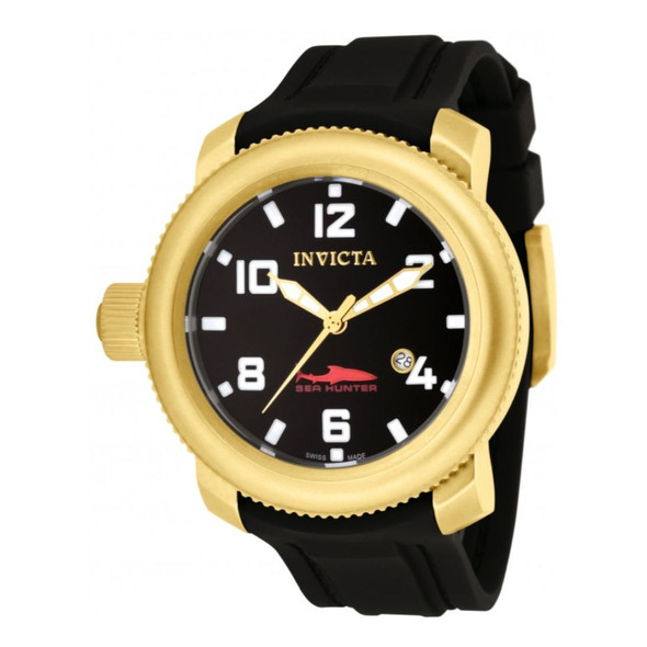 Invicta Pro Diver / Sea Hunter Men's Black Dial Quartz Watch 1545