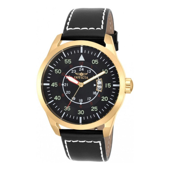 Invicta I-Force Men's Gold-Tone Black Dial Quartz Watch 19260