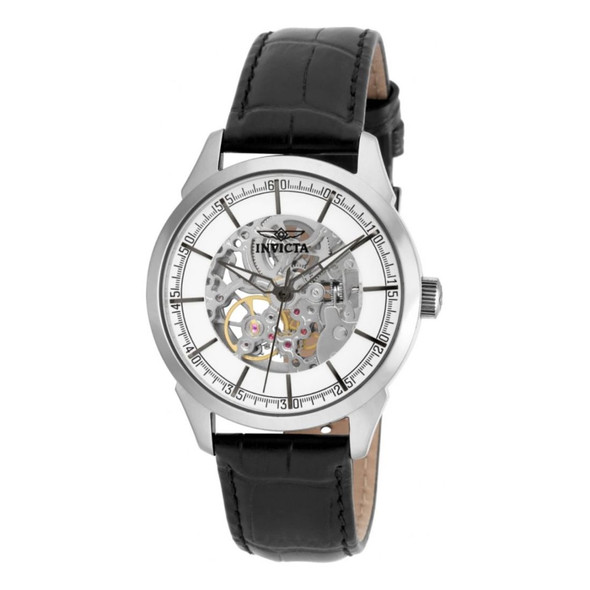 Invicta Specialty Men's White Skeleton Dial Automatic Watch 18131