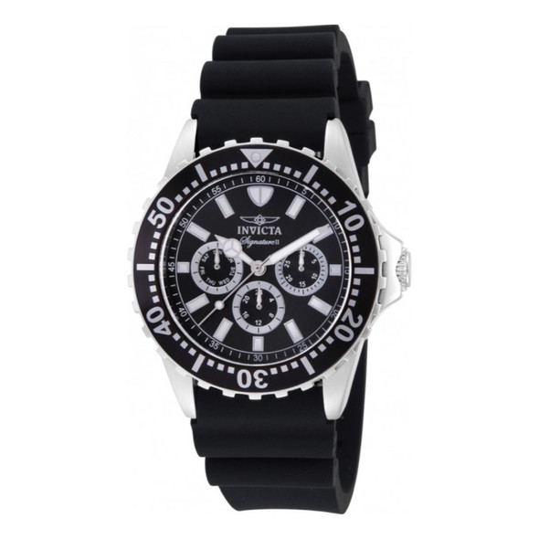Invicta Signature II Men's Black Dial Quartz Watch 7437