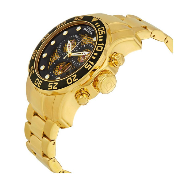 Invicta Pro Diver Men's Black Dial Quartz Chronograph Watch 19837