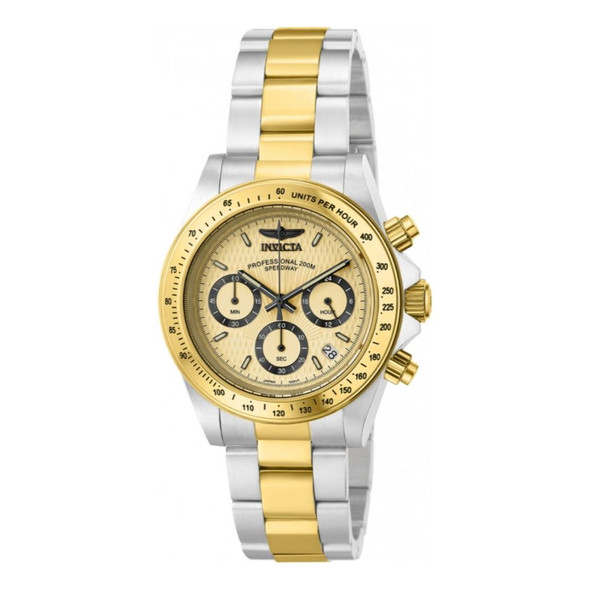 Invicta Speedway Men's Gold-Tone Dial Quartz Chronograph Watch 14930