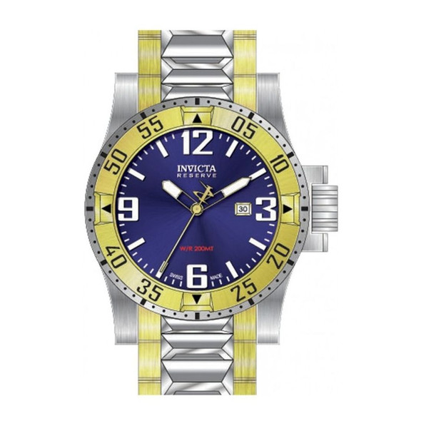 Invicta Reserve/Excursion Men's Blue Dial Two-Tone Quartz Watch 6251