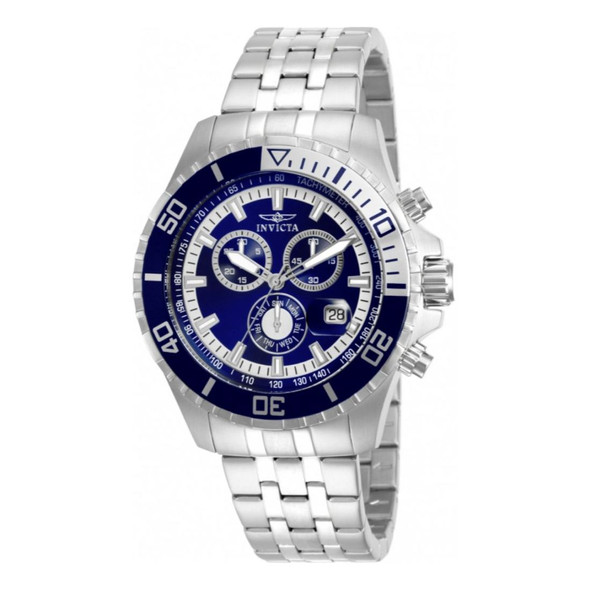 Invicta Pro Diver Men's Blue Dial Quartz Chronograph Watch 13649