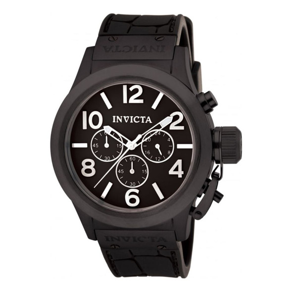 Invicta Corduba Elegant Men's Black Dial Quartz Chronograph Watch 1147