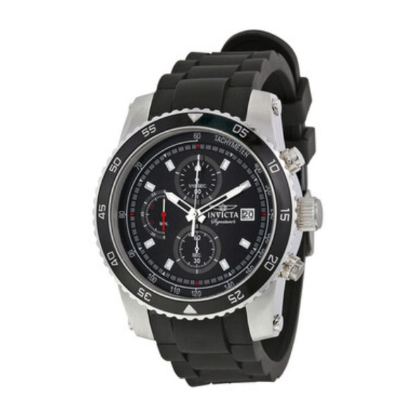 Invicta Signature II Men's Black Dial Quartz Chronograph Watch 7452