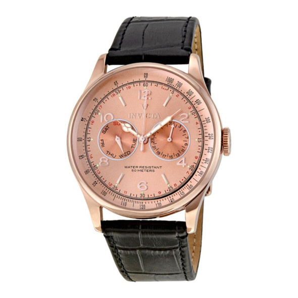 Invicta Vintage Men's Blush Dial Quartz Watch 6752