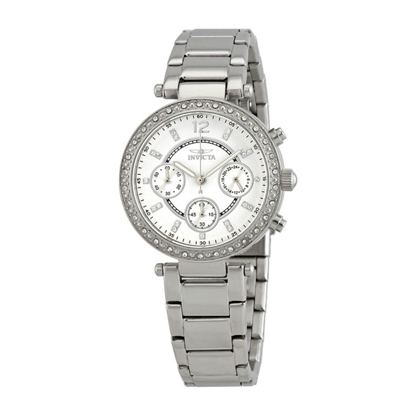 Invicta Angel Women's Silver Dial Quartz Chronograph Watch 21386