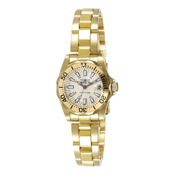 Invicta Signature Women's Gold-Tone Dial Quartz Watch 7065