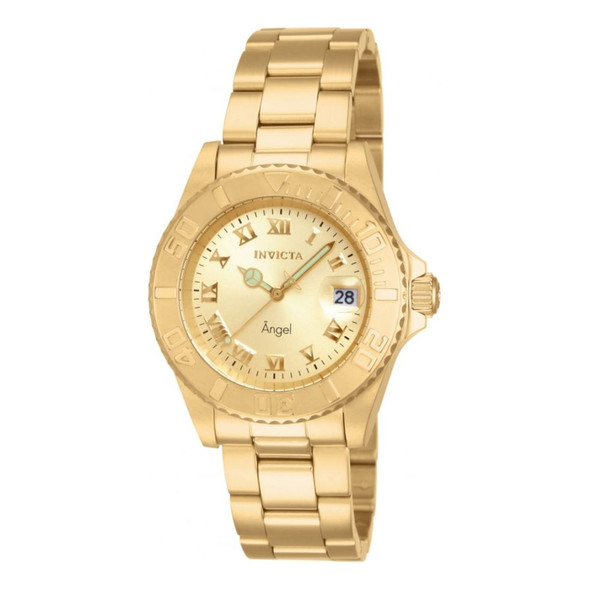 Invicta Angel Women's Gold-Tone Dial Quartz Watch 14321