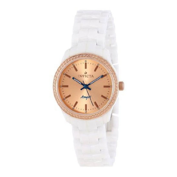 Invicta Ceramics Women's Blush Dial Quartz Watch 14908