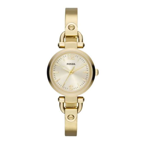 Fossil Georgia Women's Gold-Tone Dial Quartz Watch ES3084