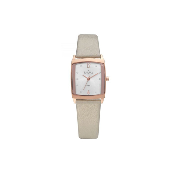 Skagen Steel Collection Women's White Dial Quartz Watch 691SRLT