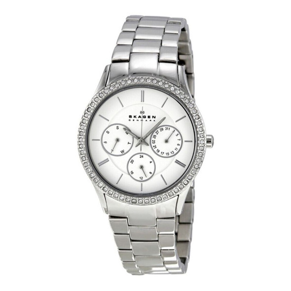 Skagen Steel Collection Women's Mother of Pearl Dial Quartz Watch 347LSX