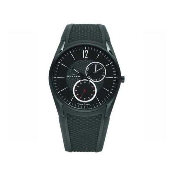 Skagen Titanium Collection Men's Black Dial Quartz Watch 435XXLTBRB