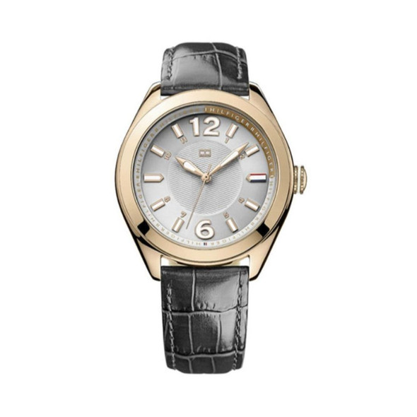 Tommy Hilfiger Maxi Women's RG-Tone Grey Dial Quartz Watch 1781365