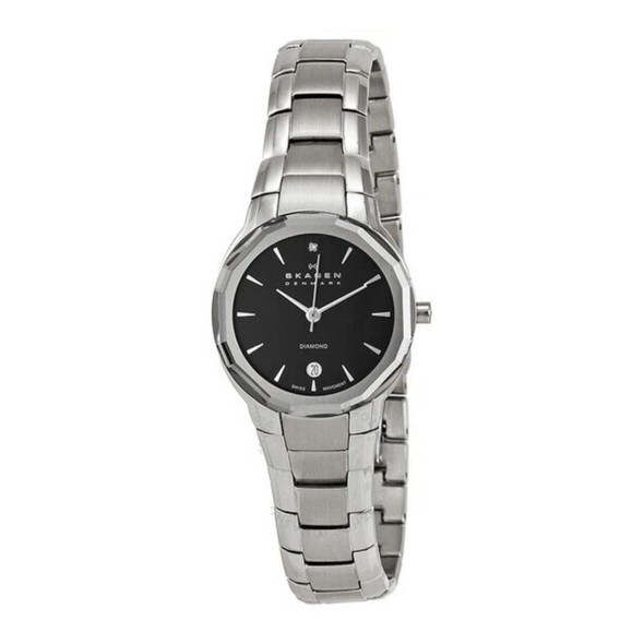 Skagen Black Label Women's Black Dial Quartz Watch 822SSXB