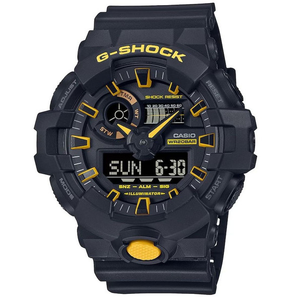 Casio G-Shock Black and Gold-Tone Men's Quartz Chronograph Watch