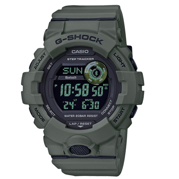 Casio G-Shock Green Resin Men's Quartz Chronograph Watch GBD800UC-3
