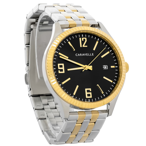 Caravelle By Bulova Men's Two-Tone Quartz Watch 45K000