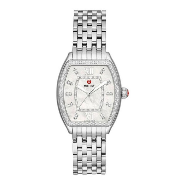 Michele Releve Women's Diamond Mother of Pearl Dial Quartz Watch MWW19B000001