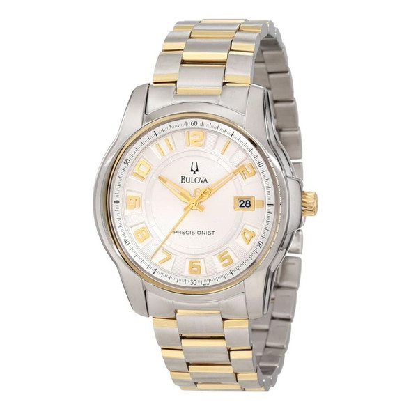 Bulova Precisionist Claremont Men's Silver Dial Quartz Watch 98B140