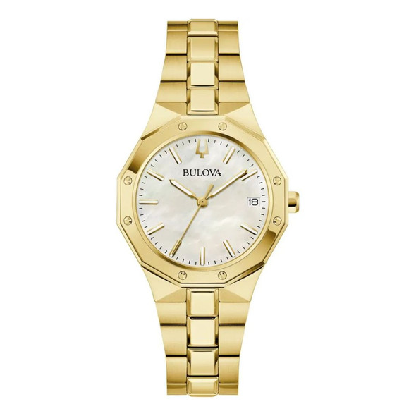 Bulova Prestige Women's Mother of Pearl Dial Quartz Watch 97M119